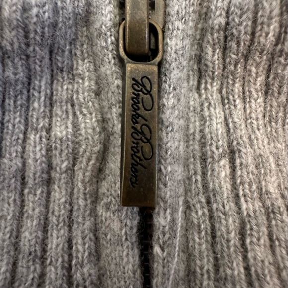 Brooks Brothers o 346 pure cashmere sweater quarter-zip Size XXL (n - Picture 7 of 10